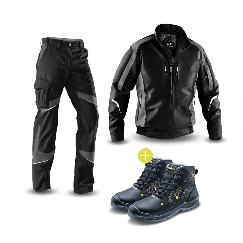 ULTIMATIVES WETTERSCHUTZ-SET + S7S SICHERHEITSSCHUHE